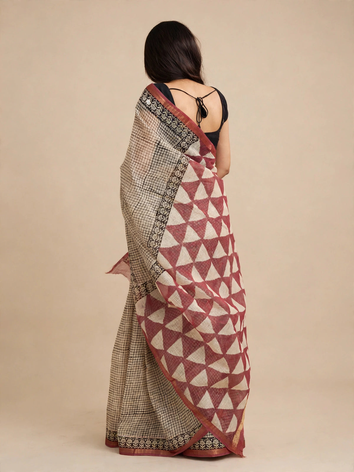 Kota Dhoria Handblock Sarees